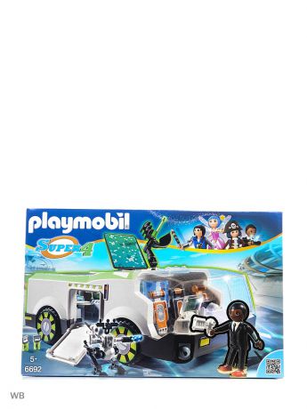 Фигурки-игрушки Playmobil Супер4: Техно Хамелеон с Джином