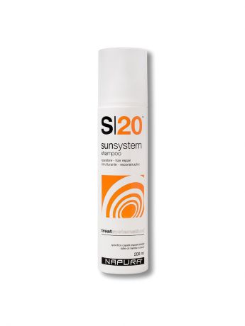 Шампуни NAPURA S20 SUNSYSTEM (200ml) Восстанавливающий, увлажняющий шампунь для натуральных и окрашенных волос