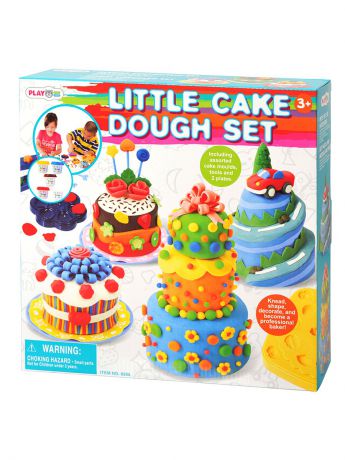 Наборы для лепки PlayGo Набор с пластилином "Праздничный торт"