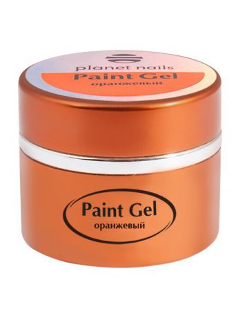 Гель-лаки Planet Nails Гель-краска Planet Nails - Paint Gel оранжевая 5г