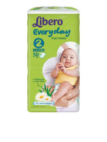 Подгузники детские Libero Подгузники для детей LIBERO Everyday 50шт Mini (2) 3-6кг.