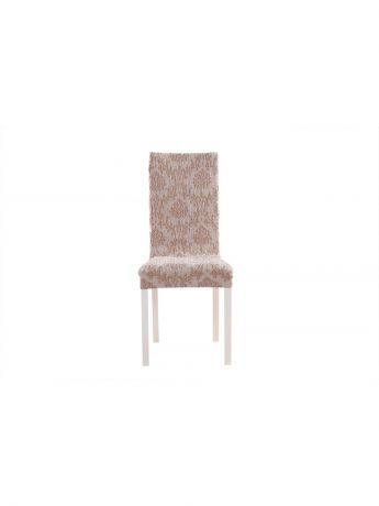 Чехлы для мебели Еврочехол Еврочехол на стул 2 шт со спинкой 40 см "Мадрид" Кремовый