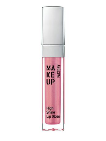 Блески Make up factory Блеск для губ с эффектом влажных губ High Shine Lip Gloss №45,оттенок радужная роза