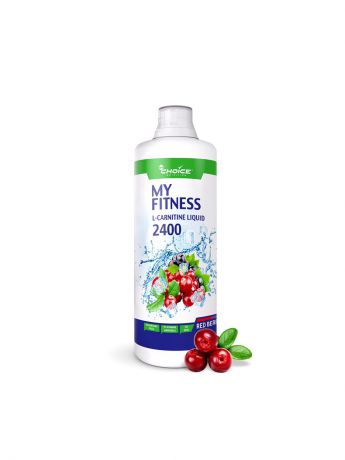Жиросжигатели MyChoice Nutrition Жиросжигатель My Fitness L-carnitine liquid 2400 (красная ягода) 1 л