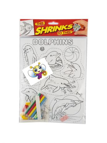 Наборы для поделок Светлячок Набор для  творчества Коллекционный набор Дельфины Значок