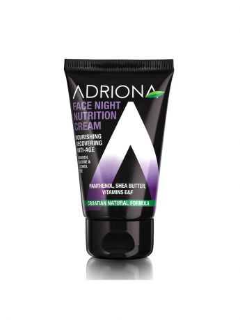 Кремы ADRIONA Ночной восстанавливающий и питающий крем для лица с антивозрастным эффектом, 50 мл.