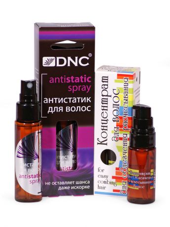 Косметические наборы для ухода DNC Набор для волос: Антистатик и Концентрат для облегчения расчесывания (30 мл; 20 мл)