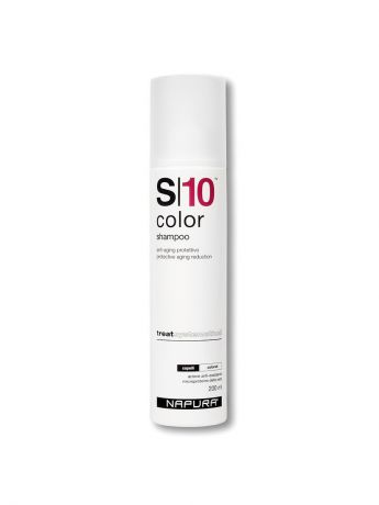 Шампуни NAPURA S10 COLOR (200ml) Профессиональный бессульфатный шампунь для окрашенных волос. Анти-эйдж защита