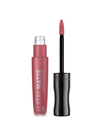 Помады Rimmel Жидкая матовая губная помада Stay Matte, тон 100 Pink Bliss