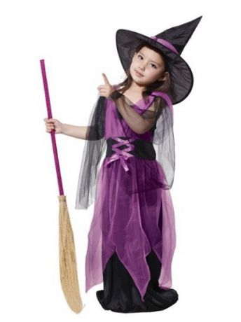 Карнавальные костюмы VKOSTUME Детский костюм маленькой ведьмы
