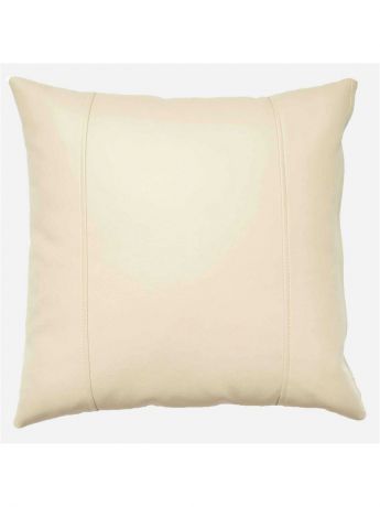 Подушки декоративные DECORBAZAR Декоративная подушка из экокожи, цв. молочный, 43*43 см