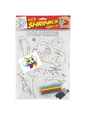 Наборы для поделок Светлячок Набор для творчества Коллекционный набор Дельфины Магнит