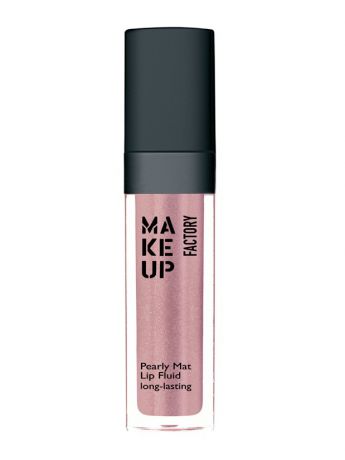 Блески Make up factory Перламутровый матовый устойчивый блеск-флюид Pearly Mat Lip Fluid №15, оттенок коричневый крайола