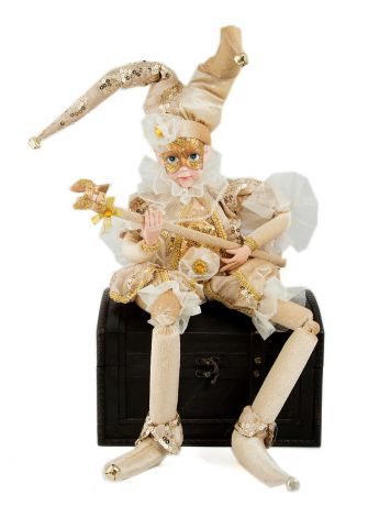 Фигурки Русские подарки Фигурка интерьерная - кукла декоративная "Шут"