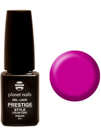 Гель-лаки Planet Nails Planet Nails 12414 Гель-лак Planet Nails,  PRESTIGE STYLE  - 414, 8 мл фиолетово-красный