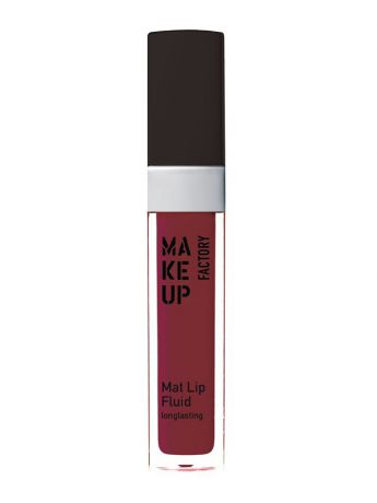 Блески Make up factory Матовый устойчивый блеск-флюид Mat Lip Fluid longlasting №36,оттенок лесная ягода