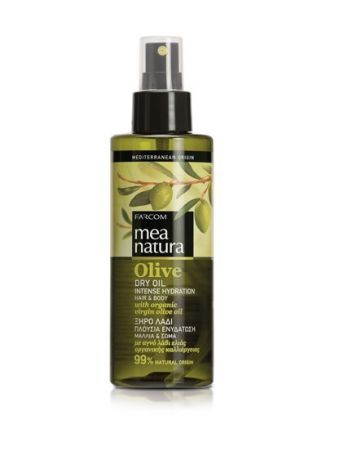 Масла Farcom Mea Natura Оливковое сухое масло для волос и тела "Intense Hydration"