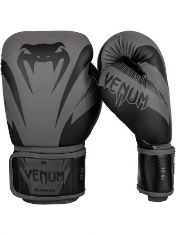 Перчатки боксерские Venum Перчатки Impact Grey/Black