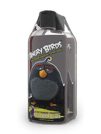 Гели ANGRY BIRDS Гель для душа "Естественная защита" серии "Angry Birds" 2шт*250 мл