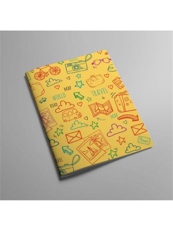 Обложки Kawaii Factory Обложка для паспорта Travel желтая