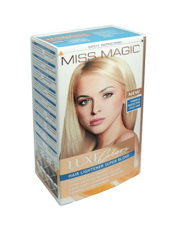 Краски для волос Miss Magic Осветлитель для волос MISS MAGIC LUXE COLORS SUPER BLOND 115 г