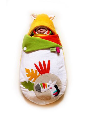 Конверты для малышей Дом Жирафа Конверт для новорожденного "Яркие полоски"