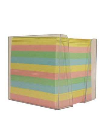 Цветная бумага ИД ЛИТЕРА Цветная бумага ИД Литера.Блок цветной премиум 9x9x9 см в боксе