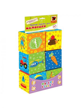Мягкие игрушки Macik Первые кубики для малышей "Мой маленький мир"