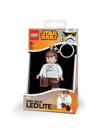 Брелоки Lego. Брелок-фонарик для ключей LEGO Star Wars (Звёздные Войны)-Han Solo (Хан Соло)