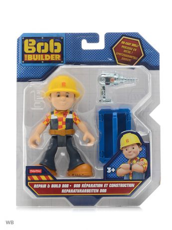 Фигурки-игрушки Mattel Литые мини-фигурки с аксессуарами, "Боб-строитель"