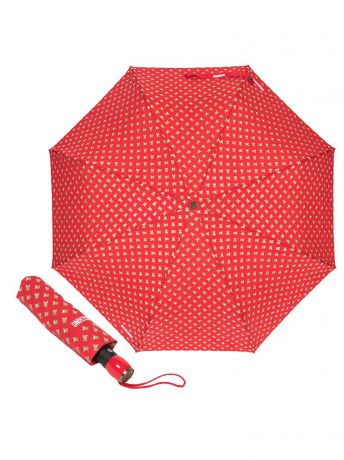 Зонты MOSCHINO Зонт складной Moschino 8060-OCC Toy All Over Red