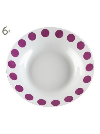 Тарелки DECOMOTIVE Глубокие тарелки (набор из 6 шт)