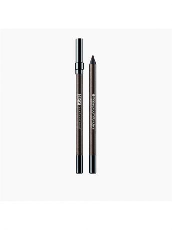 Косметические карандаши KISS NEW YORK Водостойкий контурный карандаш для глаз Waterproof Wanders KWW09 Dark brown shimmer 1,2 гр.