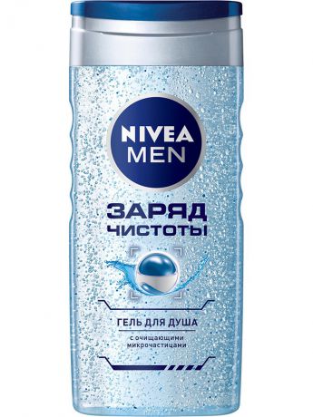 Гели Nivea Гель для душа "Заряд чистоты"