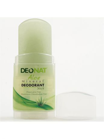 Дезодоранты ДеоНат Кристалл - 100 % натуральный минеральный дезодорант ДеоНат (DeoNat), стик с соком алоэ twistup 100 г