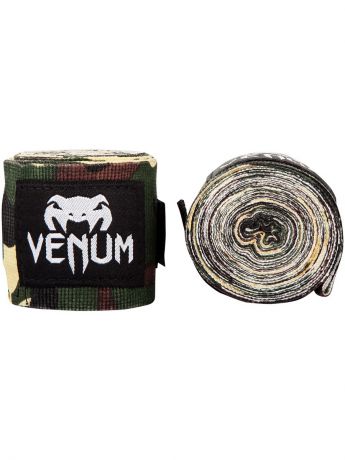 Спортивные бинты Venum Бинты боксерские Venum Kontact 2,5m Forest Camo