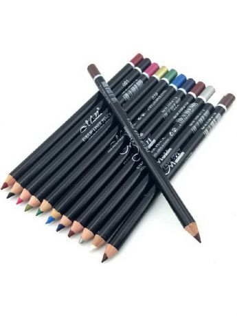 Косметические карандаши Visage Cosmetics Набор карандашей 12 цветов