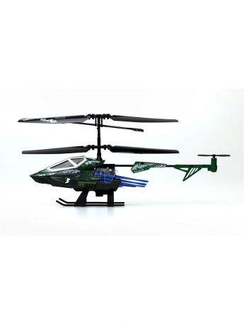 Самолеты и вертолеты Silverlit Вертолет 3-х канальный Heli Sniper 2 со стрелами (зеленый)