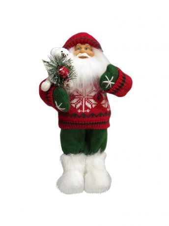 Фигурки-игрушки MAXITOYS Дед Мороз в Красном Свитере, с Мишкой (MT-121484-32)