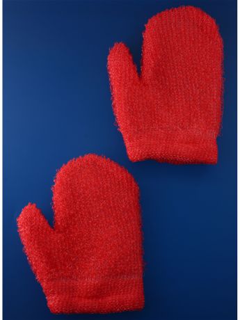 Мочалки Выручалочка Мочалка - рукавица, набор из 2 шт.