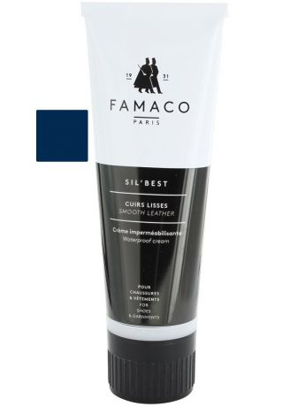Воск для обуви Famaco Famaco 3021 Крем-воск для гладкой кожи, темно-синий 378, 75 мл