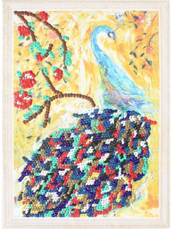 Наборы для поделок Color KIT Павлин - картина из пайеток