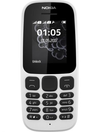 Мобильные телефоны Nokia Мобильный телефон 105 DS White