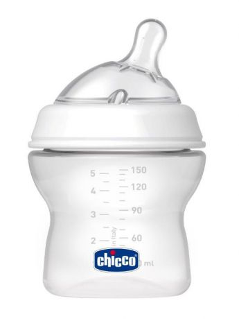 Бутылочки для кормления CHICCO Бутылочка Natural Feeling,0мес.+,сил.соска с наклоном и флексорами,150мл.