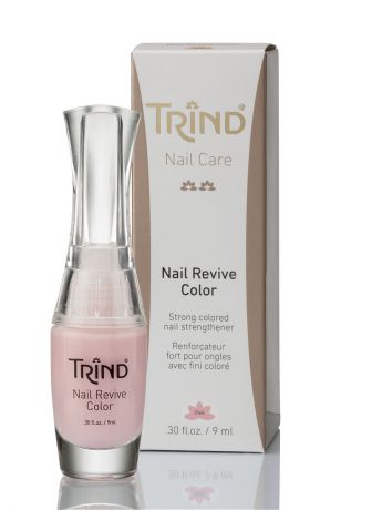 Лаки для укрепления и роста ногтей Trind Укрепитель ногтей Pink (розовый) без формальдегида