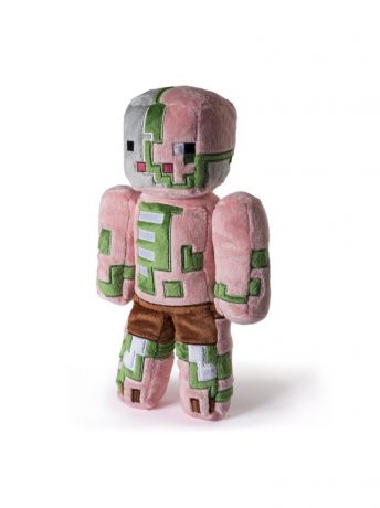 Мягкие игрушки Minecraft Плюшевая игрушка Minecraft Zombie Pigman 18см