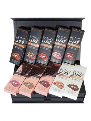 Наборы декоративной косметики MakeUp Revolution Набор для макияжа Retro Luxe Lip Vault