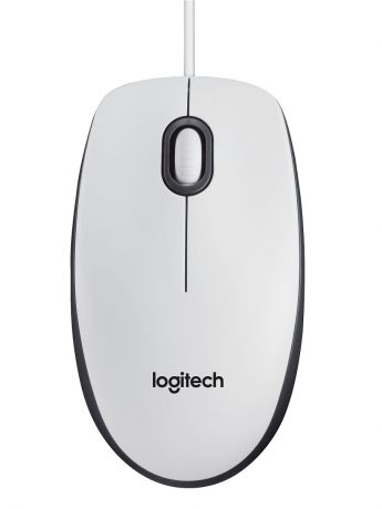 Мыши Logitech Мышь Mouse M100 USB White Ret