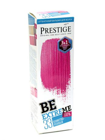 Оттеночные бальзамы VIP`S PRESTIGE Оттеночный бальзам для волос BE 33 BeExtreme Конфетно-розовый VIPS Prestige 100мл