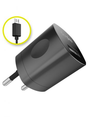 Зарядные устройства DOTFES Сетевое зарядное устройство  1A + кабель micro USB